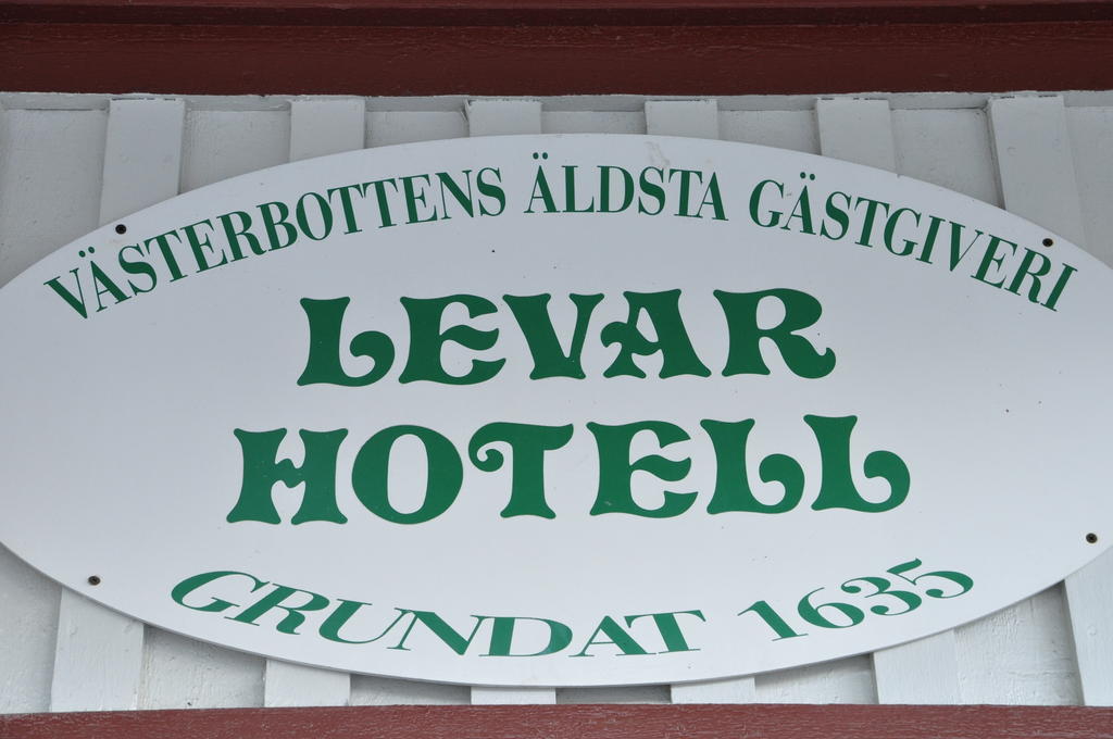 Levar Hotell & Gaestgiveri Nordmaling Buitenkant foto